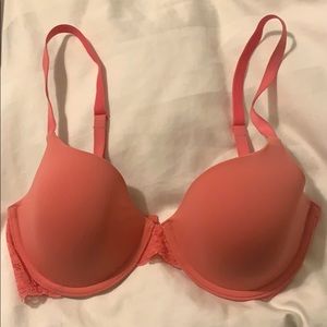 GapBody Hot Pink T Shirt Bra 34C